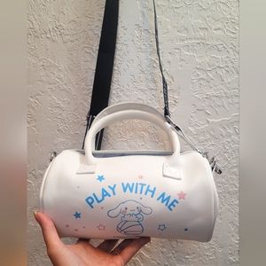 Cinnamoroll Sanrio faux leather PU handbag crossbody white purse satchel
